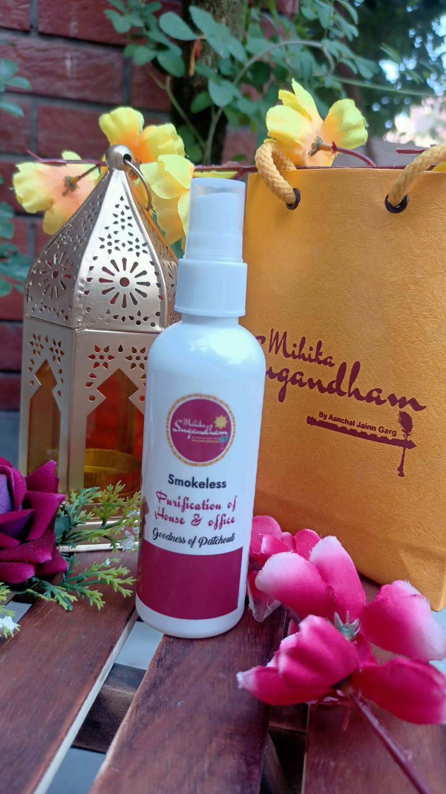 Smokeless Purification of House & Office spray by Mihika Sugandham