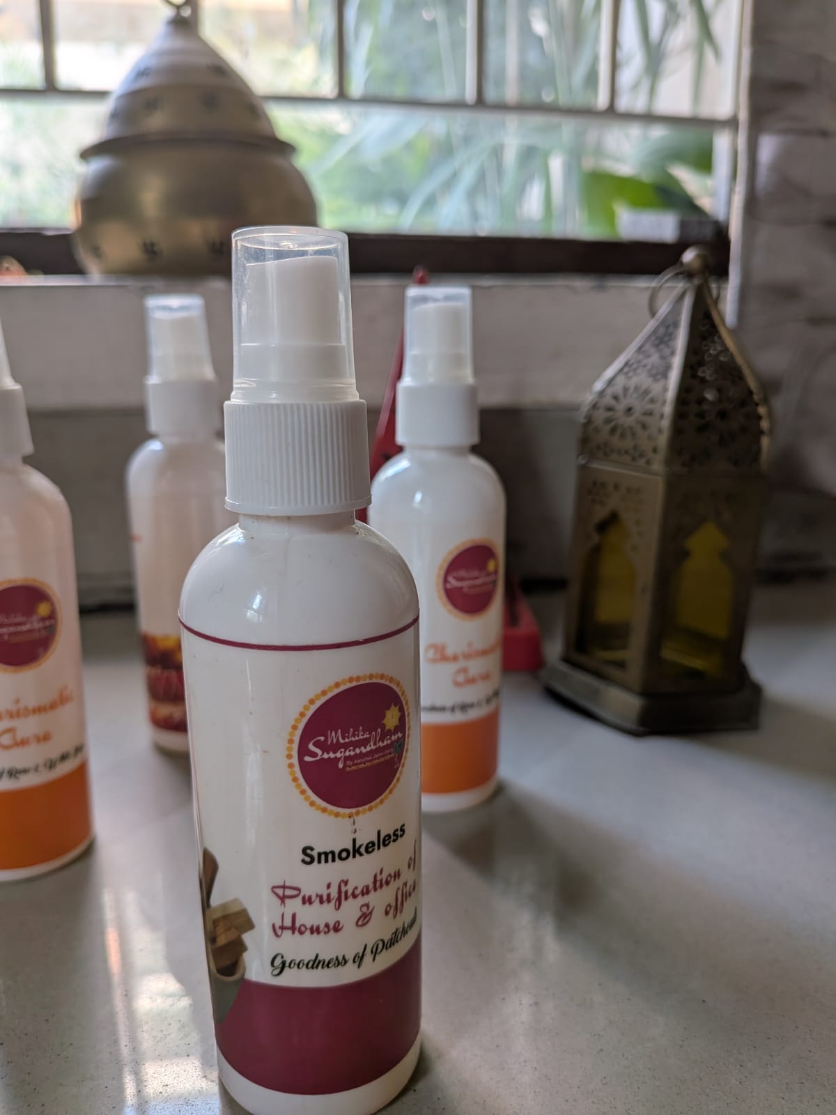 Two cleansing ritual sprays from Mihika Sugandham
